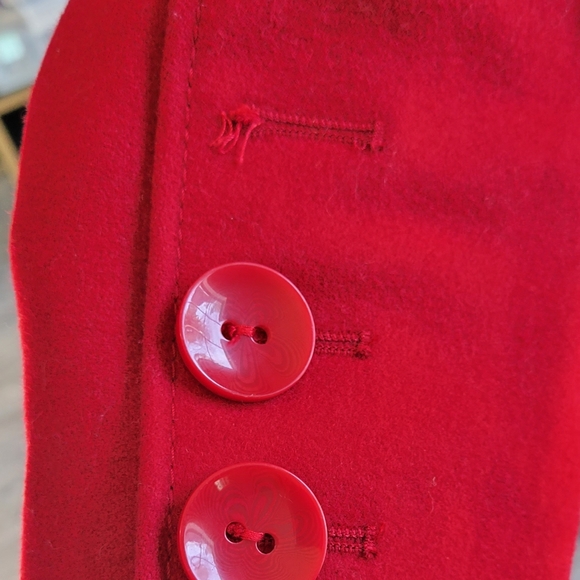 Red Guess Funnel Neck Coat - Picture 5 of 7